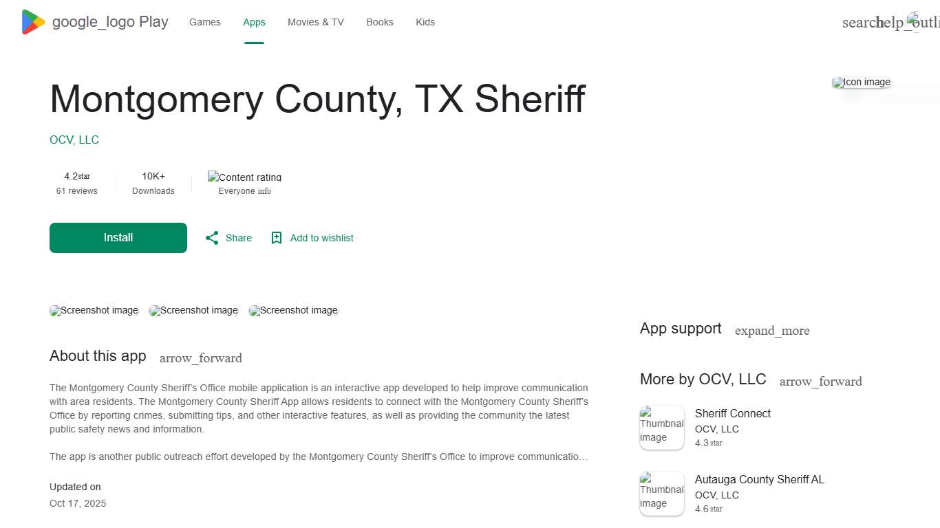 Montgomery County, TX Sheriff - Apps on Google Play